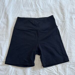 Women's Black High-Waisted Shorts